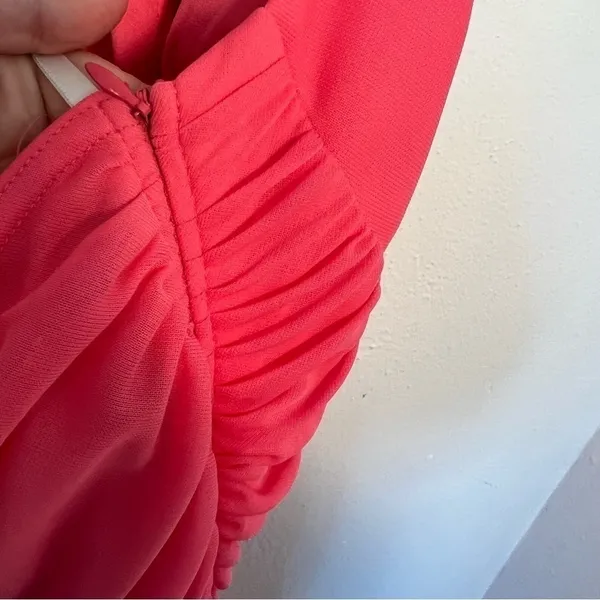 Vintage Betsy & Adam by Linda Bernell Women's Halter Dress Pink Maxi Dress Prom - Image 10