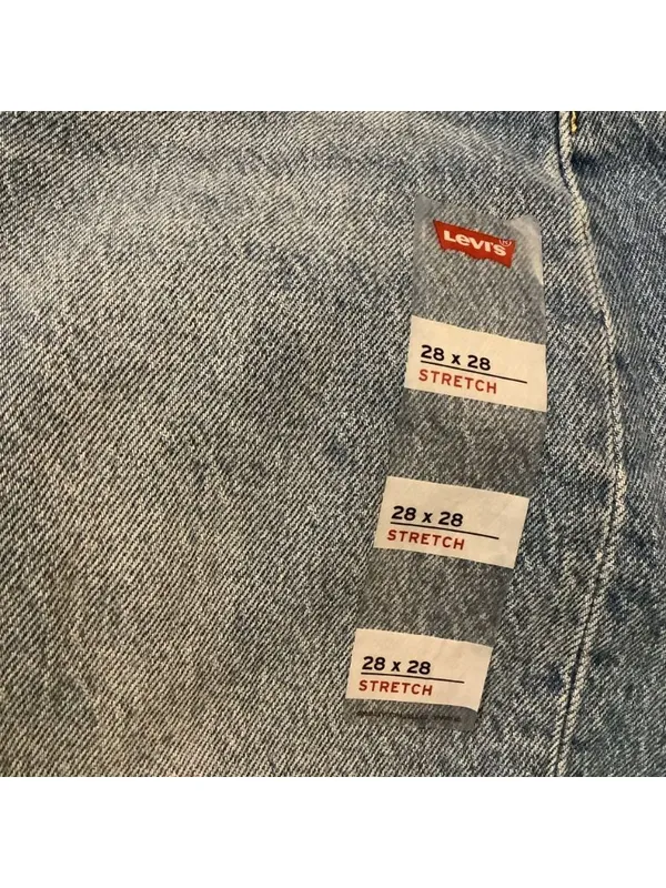 Levi’s Women 501 Size 28x28 Curve Button Closure Denim Jeans. New With Tags - Image 8