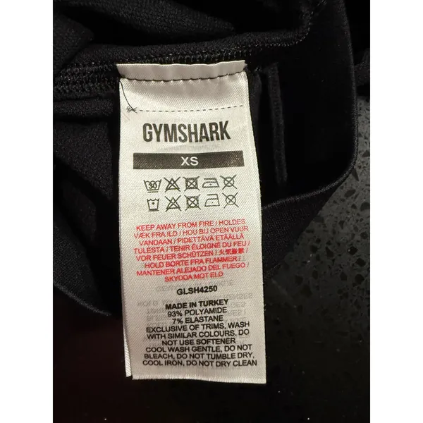 Gymshark Vital Seamless Black High Rise Cycling Shorts GLSH4250 Womens XS - Image 5