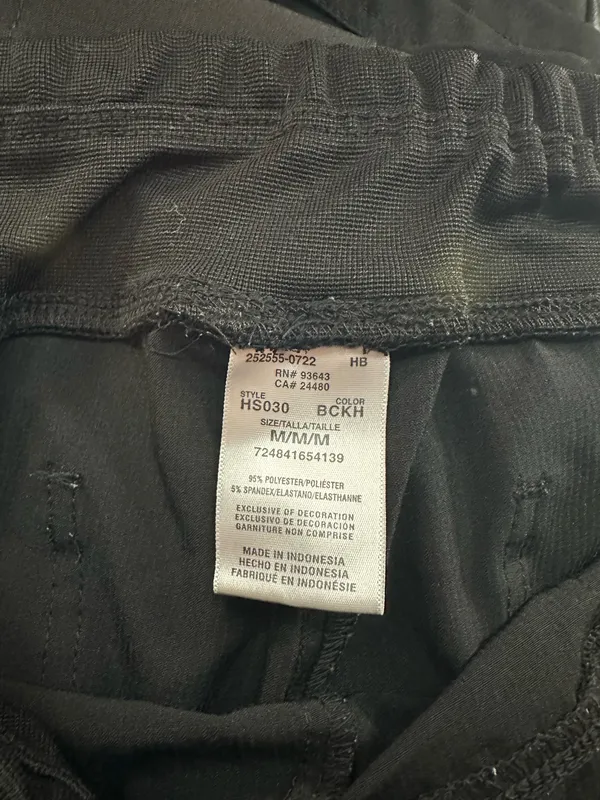 Black scrub pants Size M - Image 5