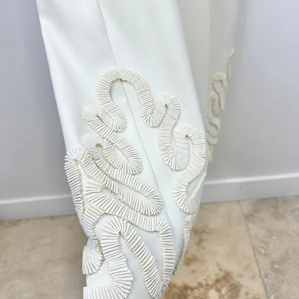 Antonio Melani x Elizabeth Damrich Babe Mesh Crepe Soutache Maxi Dress US 2 NWT - Image 14