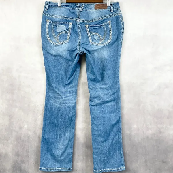 Ariya Jeans Womens Bootcut Jeans‎ Size 14 Y2K Western Cowgirl Rodeo Preppy Girly - Image 2