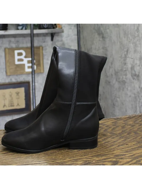 Michael Kors Bromley Flat Riding Boots 40T2BOFBEL Black 5.5M - Image 7