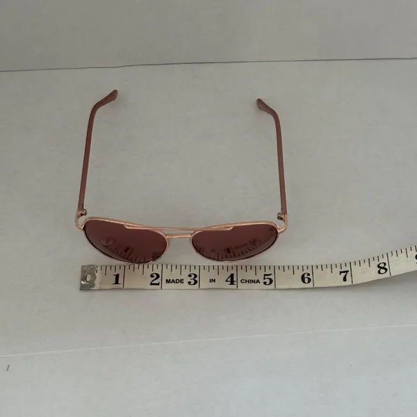 PIRANHA‎ Sofia Aviator Sunglasses. Gold - Image 5