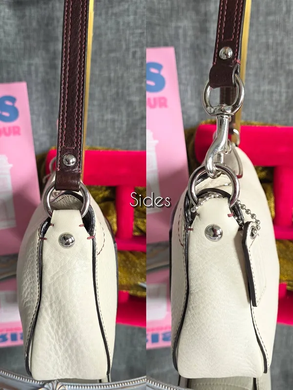 Coach 2005 Chelsea Turnlock Pebbled Y2k Shoulder Bag - Image 7