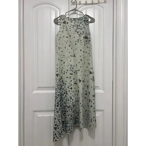 Vince Sleeveless Floral Silky Midi Dress $395 - Image 3
