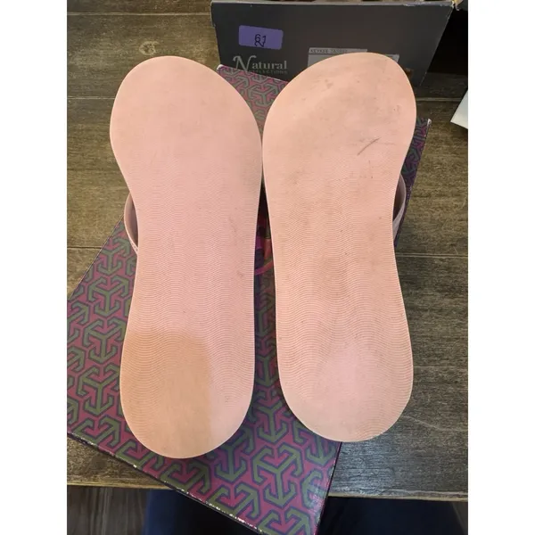 Tory Burch KIRA Flip Flops Petunia‎ Size 11 Store Display Pink - Image 8