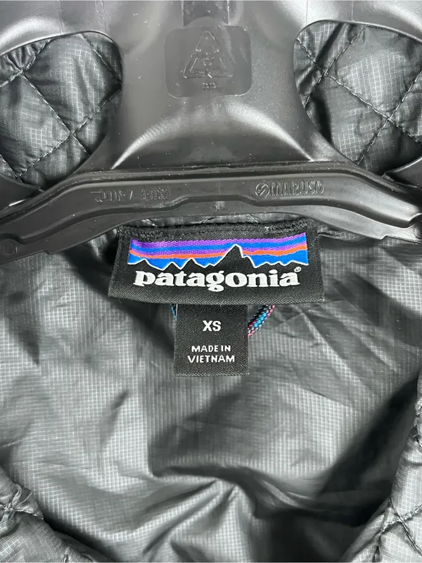 PATAGONIA Mixed T Snap Pockets Quilted Fleece Pullover Size XS - Image 3