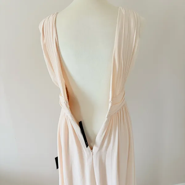 Lulus Heavenly Hues Blush Maxi Dress Bridesmaid Wedding Prom Size‎ Small - Image 8