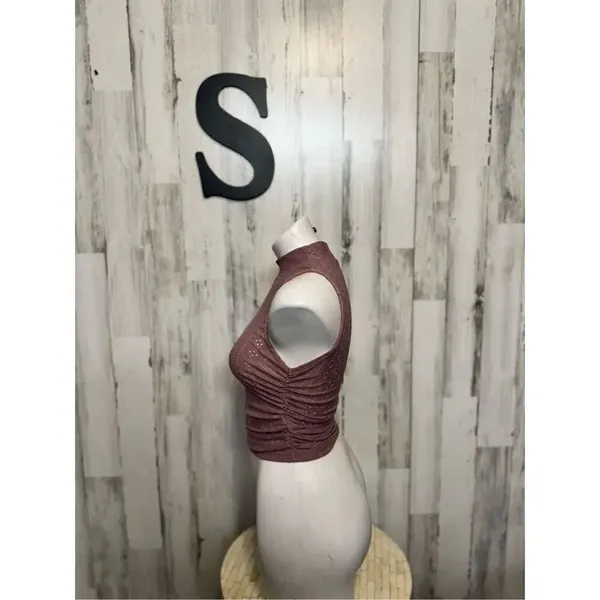 Purple crop top Purple - Image 2