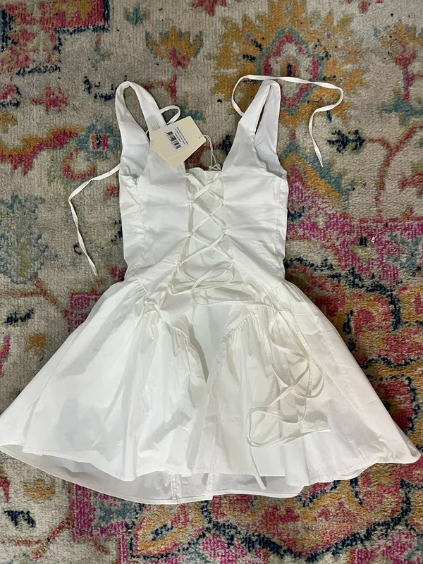 Peppermayo Mini Dress White - Image 3