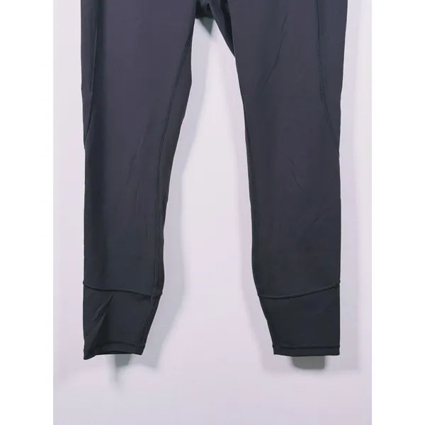 Lululemon In Movement Leggings 25" Everlux Size 10 Black Yoga Workout Gym Active - Image 9