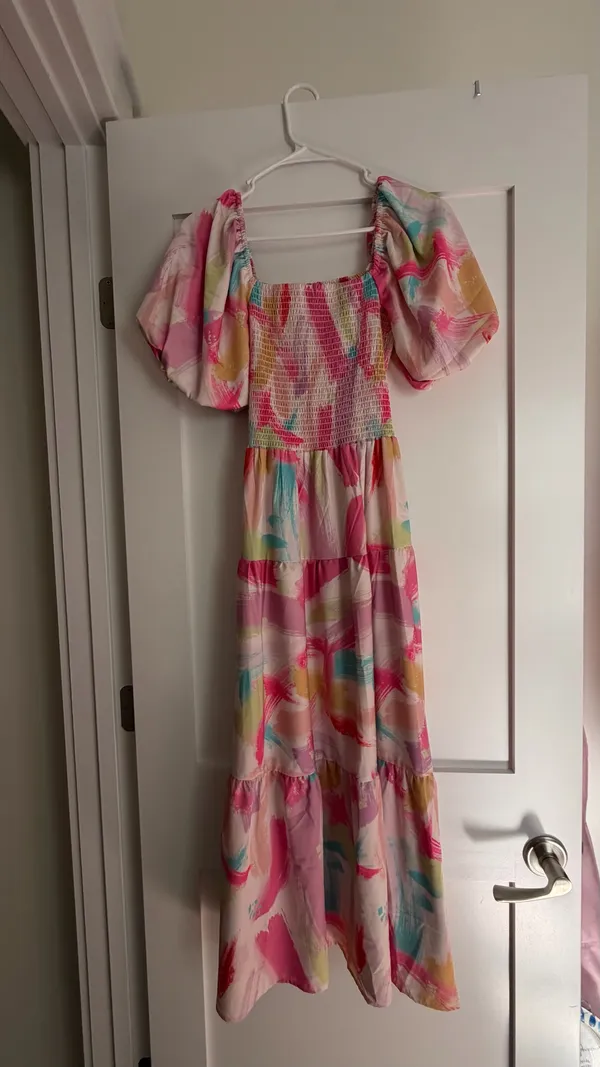 Maxi Dress Pink Size M - Image 3