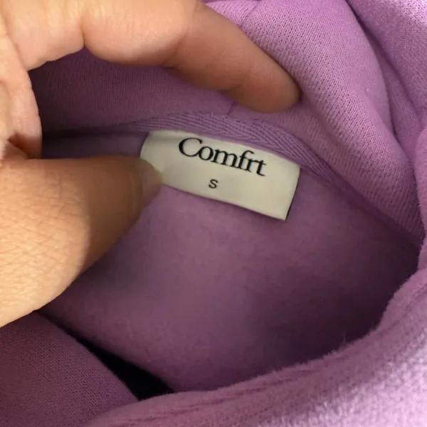 Comfrt Pastel Hoodie, Lilac, S Purple - Image 4