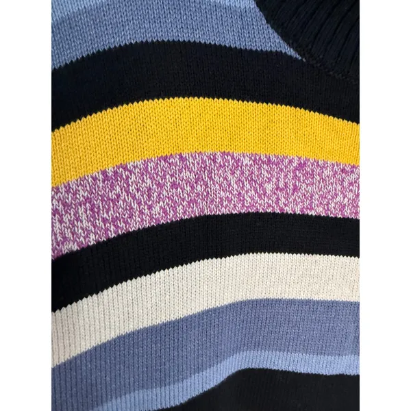 BDG‎ Urban Outfitters Striped Oversized Sweater Black Yellow L Boyfriend Fit - Image 6