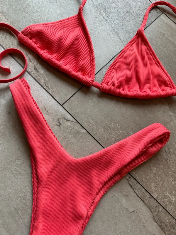 Kulani Kinis Bikini Set Watermelon Ribbed - Image 5