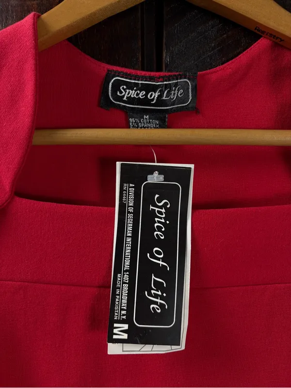 Vintage Red Short - Image 3