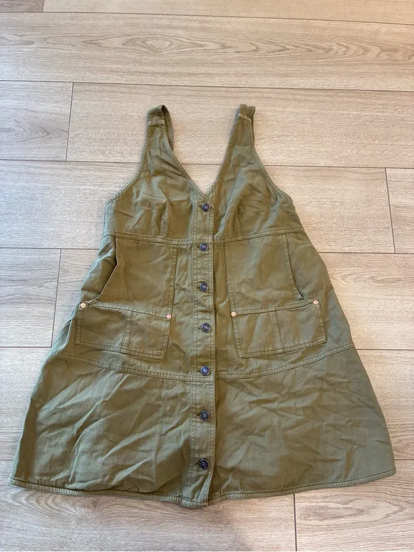 We the Free People Women’s Pocket Full of Sunshine Dress Green Size M - Image 2