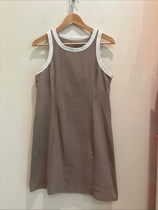 Beyond Yoga Dress Spacedye Outlines Athletic Tan Size Large - Image 2