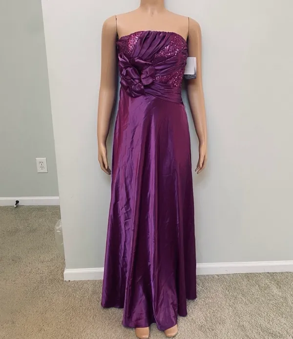Jessica McClintock strapless evening dress - Image 4