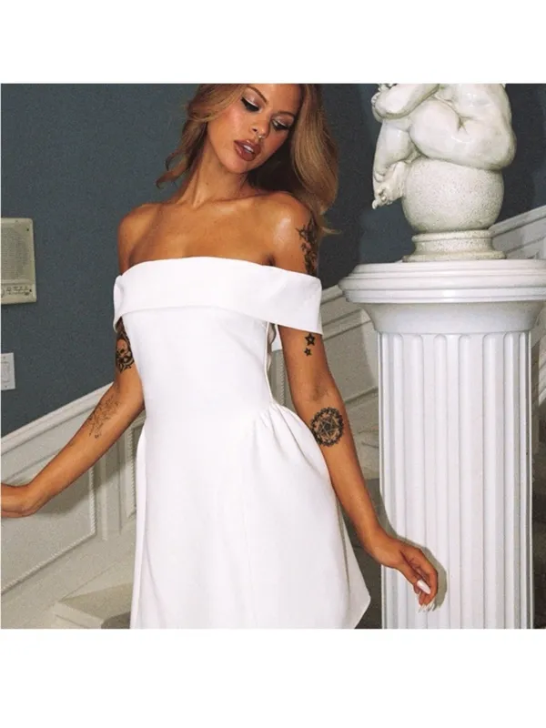 NWT Princess Polly Main Character Strapless Mini Dress White - Image 2
