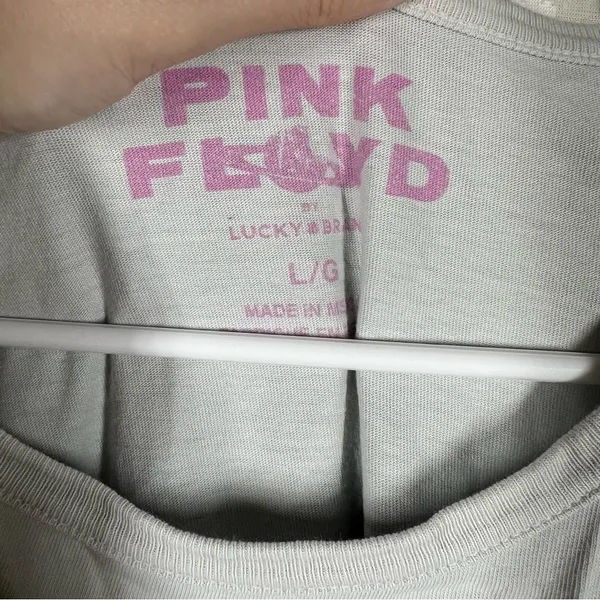 Lucky Brand White‎ Pink Floyd Graphic Print Tee - Image 3