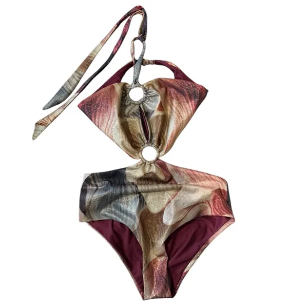 Boamar Egeo Medium Metallic One‎ Piece Swim Suit - Image 4