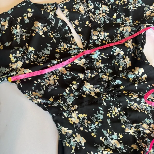 ABERCROMBIE & FITCH Women’s Long Sleeve Floral Mini Dress‎ Size Large Like New - Image 9
