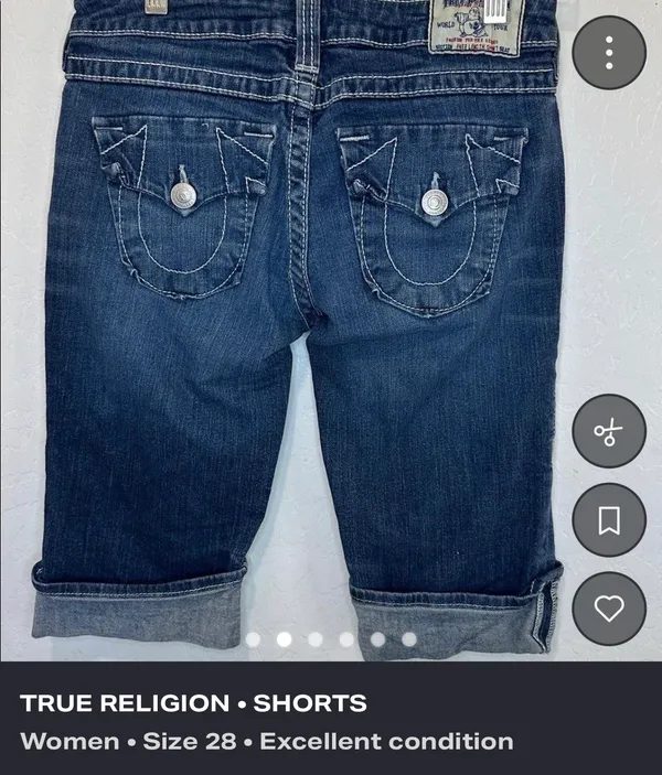 True Religion Bermuda size 28 - Image 2