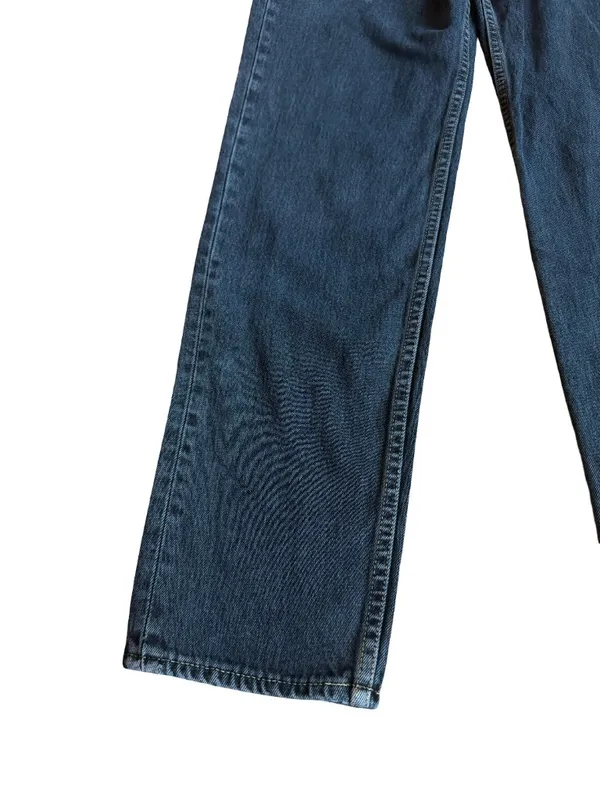 GRLFRND Devon Dark Wash Blue Straight Leg Jeans High Rise Denim Size 26 Women's - Image 2