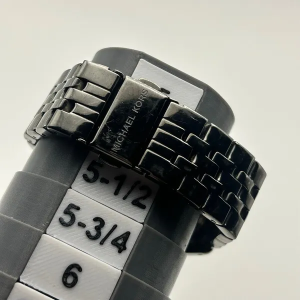 Michael Kors MK-6259 Metallic Gray Stainless Steel Chronograph Watch, Working - Image 8
