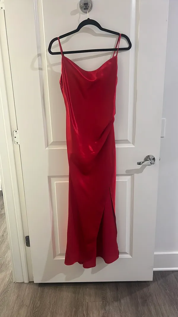 Selfie Leslie Red Formal Dress - Image 2