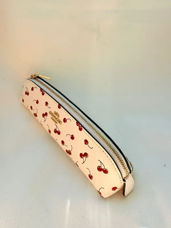coach Pencil Case With Cherry Print cfa45 - Image 2