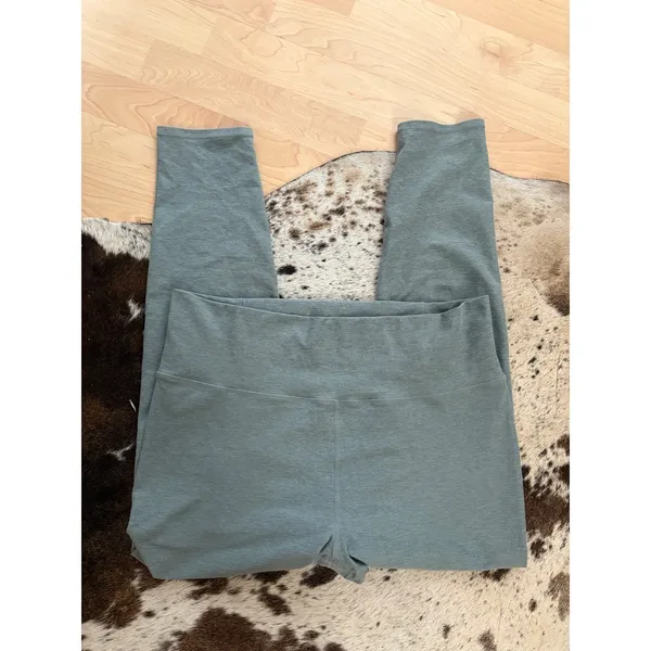 Vuori Clean‎ Elevation Legging Stormy Heather High Rise Green Athleisure Size XL - Image 3
