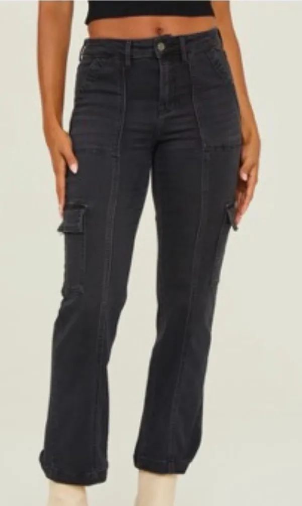 Altar’d State Iggy Cargo Straight Jeans - Image 2