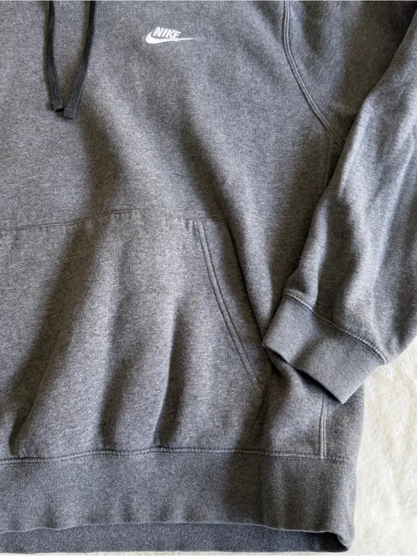 Nike Hoodie Gray Women’s Size Medium - Image 2