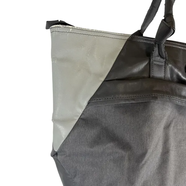 Lululemon Athletica Grey Colorblock Gym Tote Bag Large Shoulder Bag h2o *Flawed* - Image 7