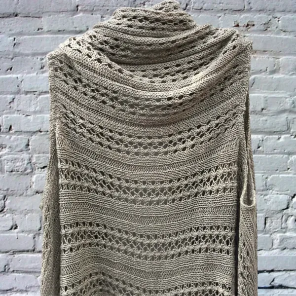 ALICE + OLIVIA Crotchet Draped Sweater Vest Medium - Image 5