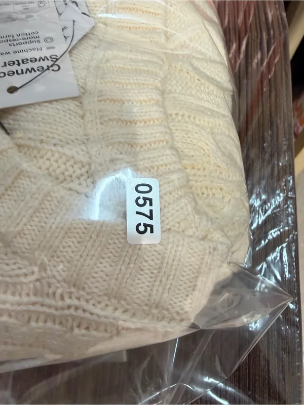 NWT fisherman grandpa sweater knit cotton blend minimalist preppy gift XXL - Image 9