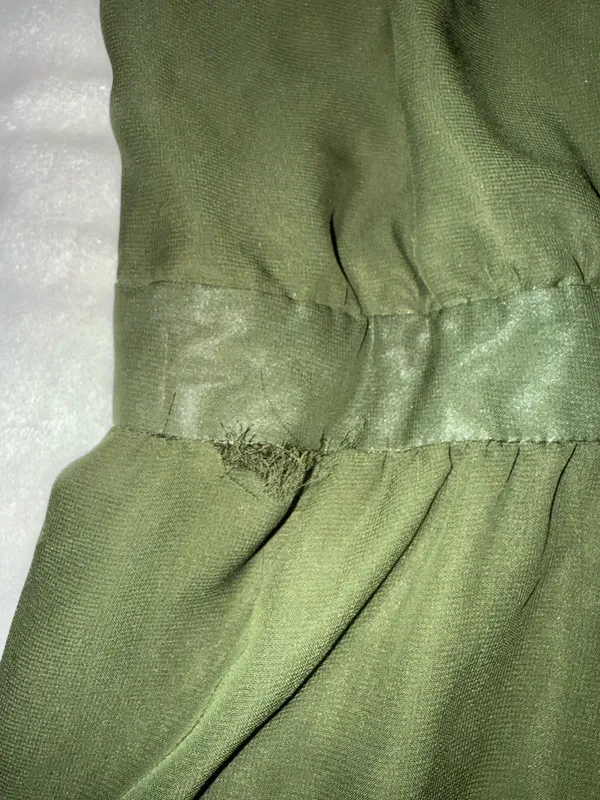 Charlotte Russe Romper Olive Green - Image 4