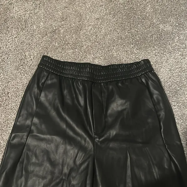 Zara Faux Leather Pants - Image 2