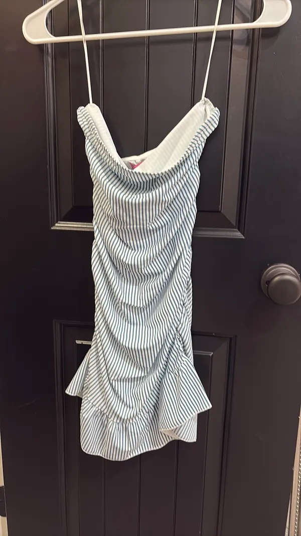 Edikted Gaia Gathered Mini Dress - Image 2