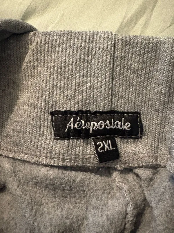 Men’s Aeropostale Joggers 2XL Gray - Image 4