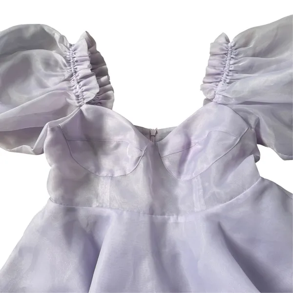 Selkie Parliament Dress Moonstone Lilac Purple - Image 5