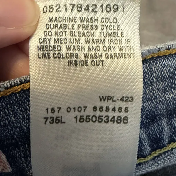 Levis 505 Womens Size 14M Jeans Straight Leg Stretch Blue Denim Everyday Casual - Image 11