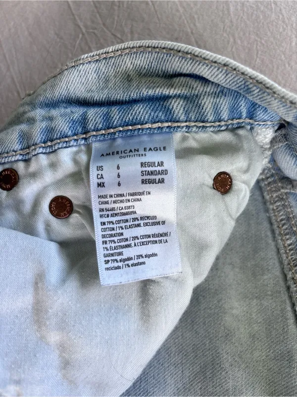 American Eagle High-rise Straight Jean - Image 5