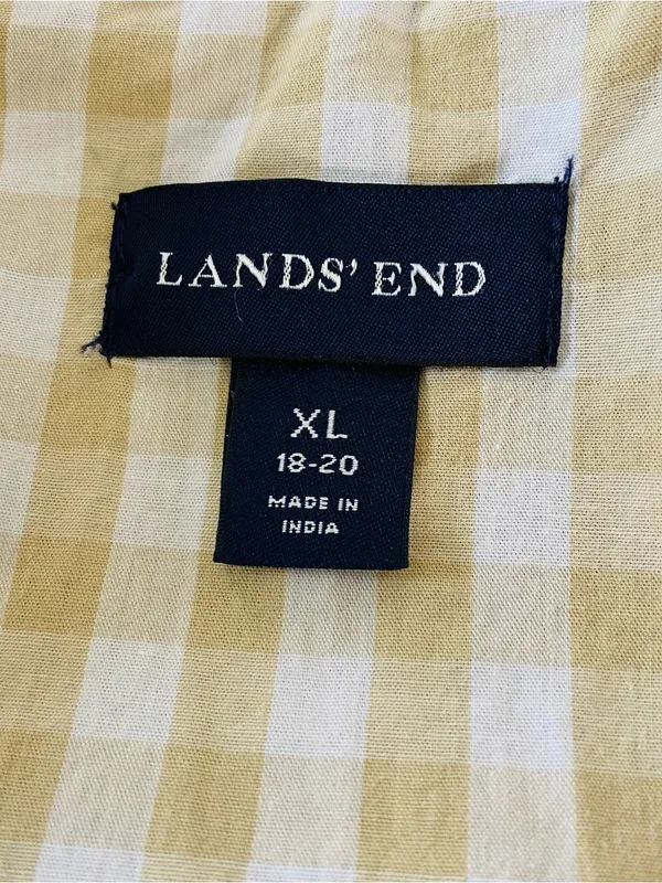 LANDS' END Classic Trench Coat Jacket - Image 6