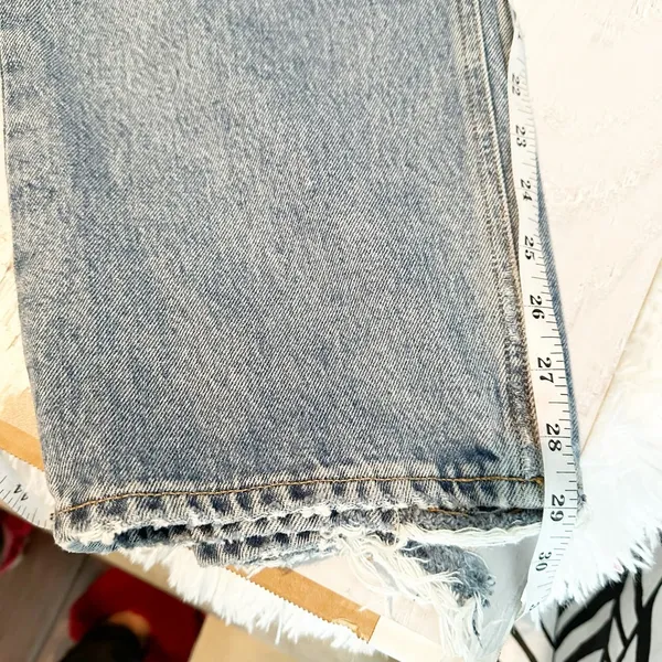 AGOLDE 90’s Pinch Waist High Rise Straight Button Fly Jeans Size 31 Endless - Image 10