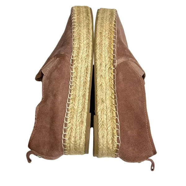 Sam Edelman Cardin suede platform espadrilles pink‎ Sz 10 - Image 4