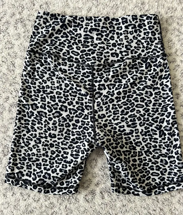 Leopard Print Biker Shorts Multi - Image 2